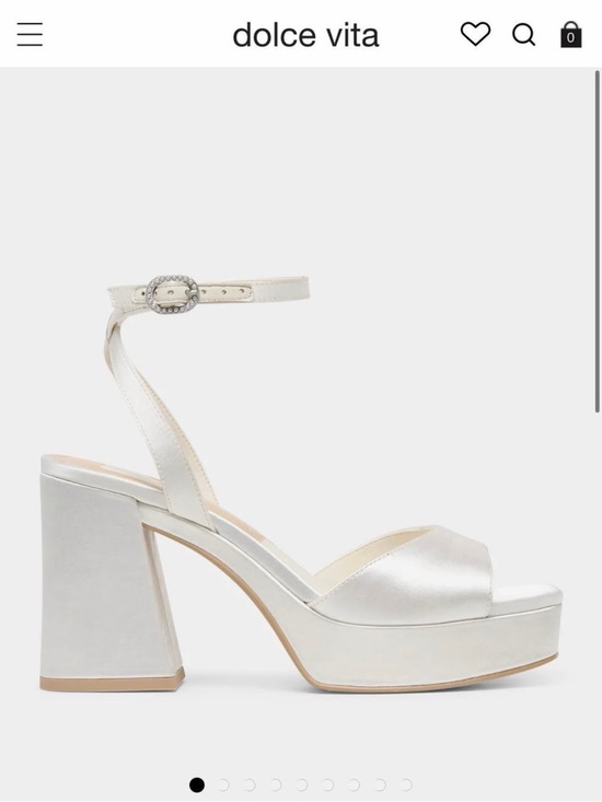 Dolce Vita Shoes - Dolce Vita White Platform Block Heel Sandal